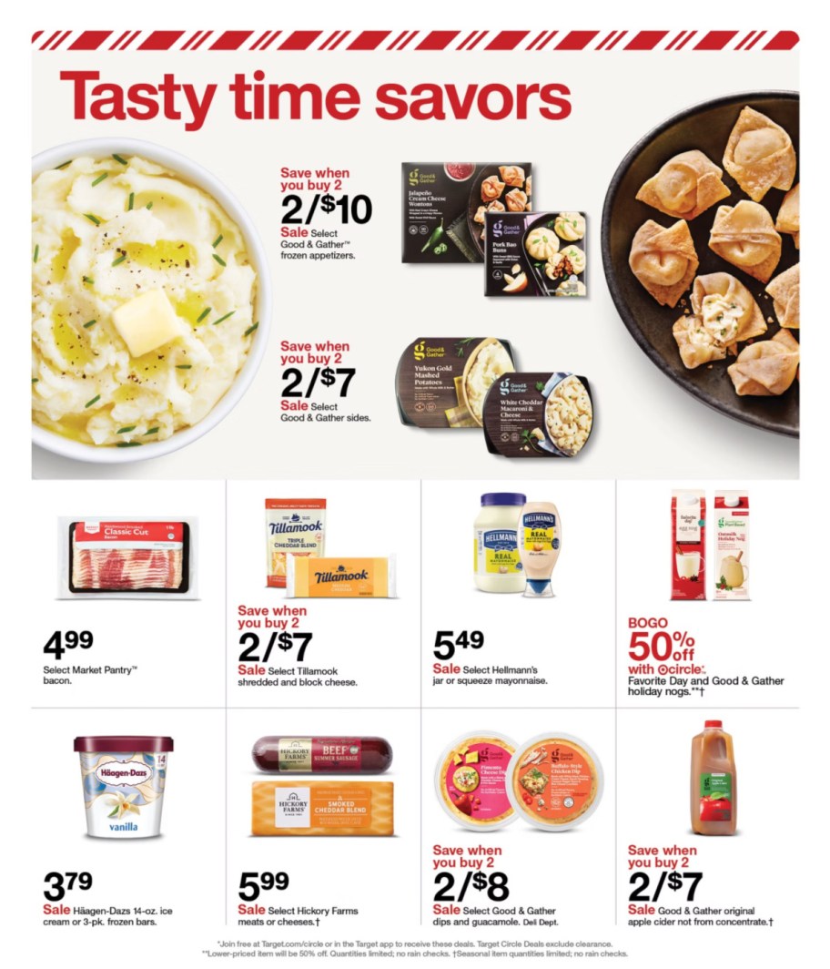 page from Target ad