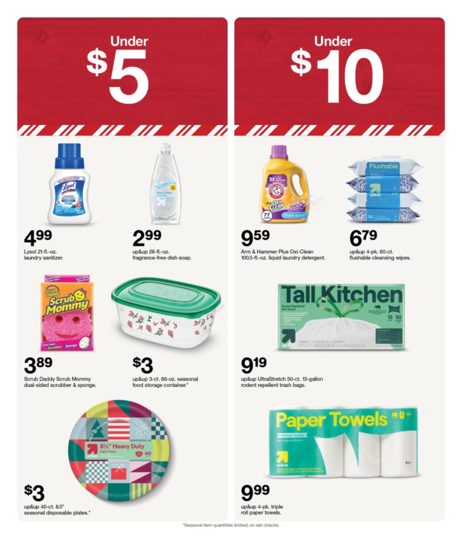 page from Target ad