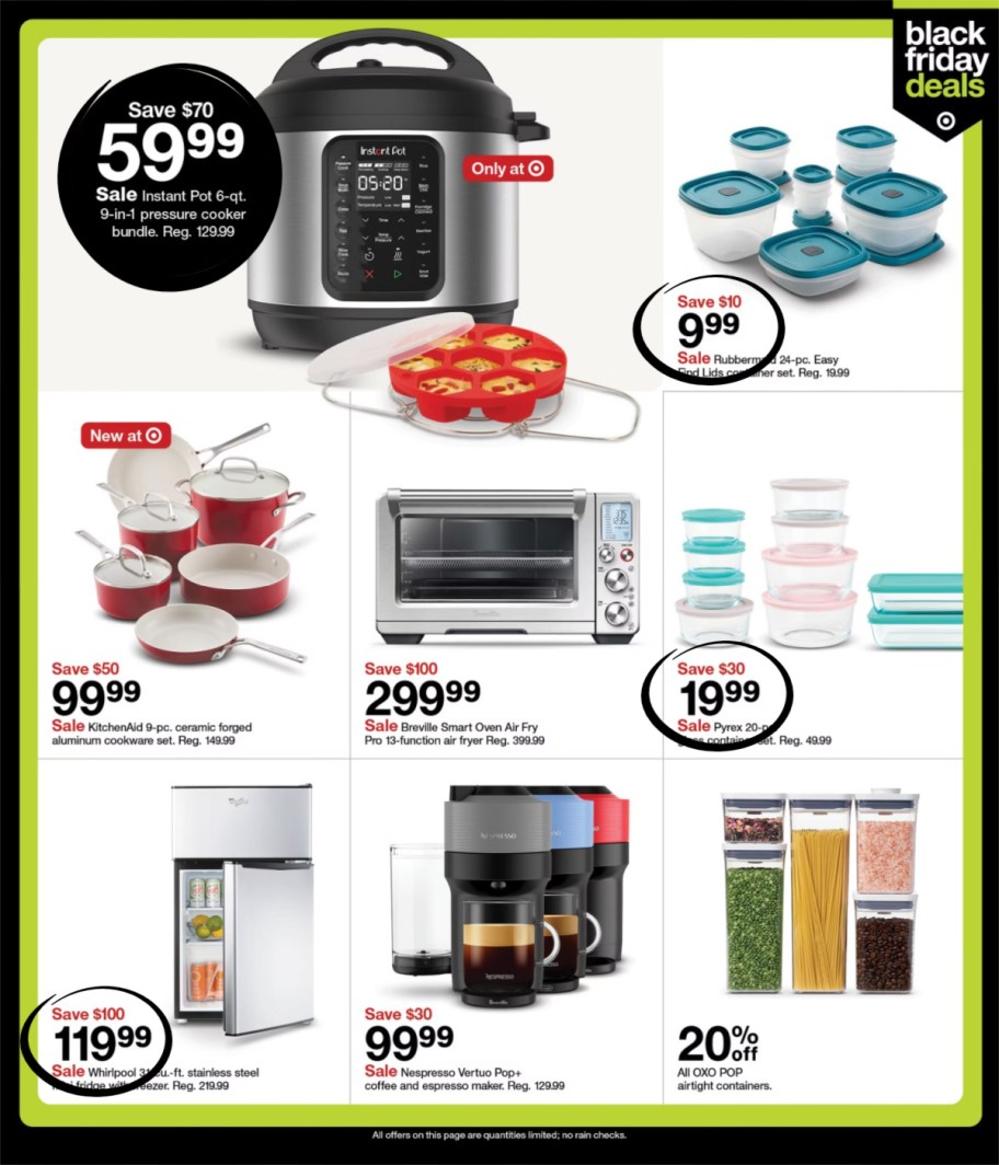 page from Target ad