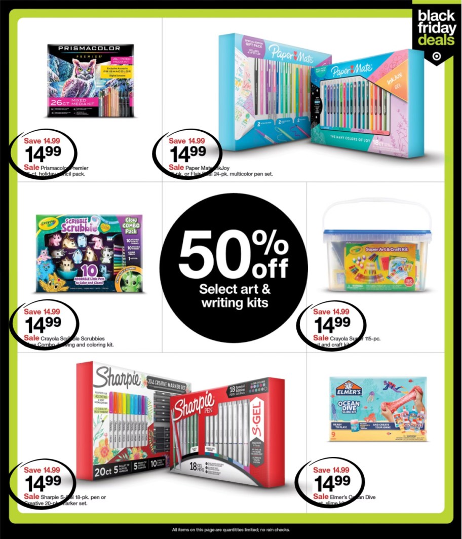 page from Target ad