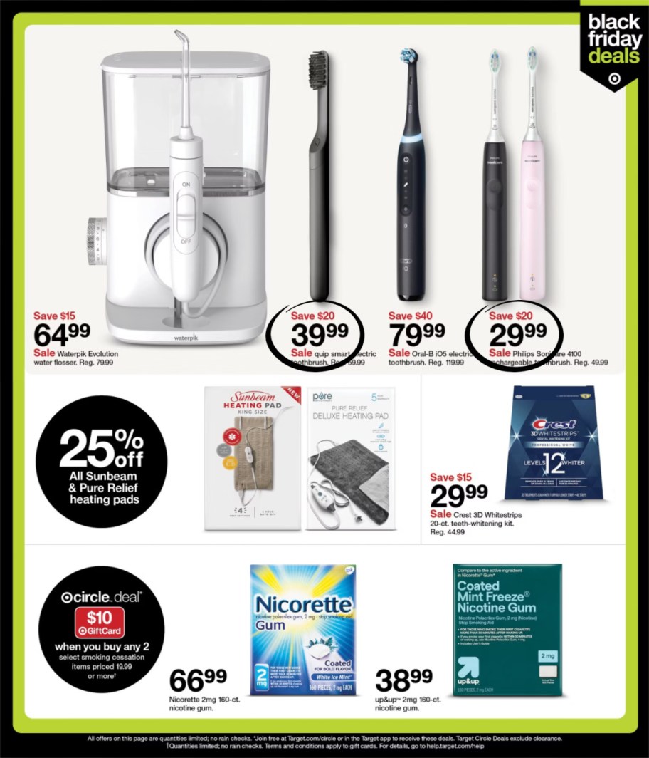 page from Target ad