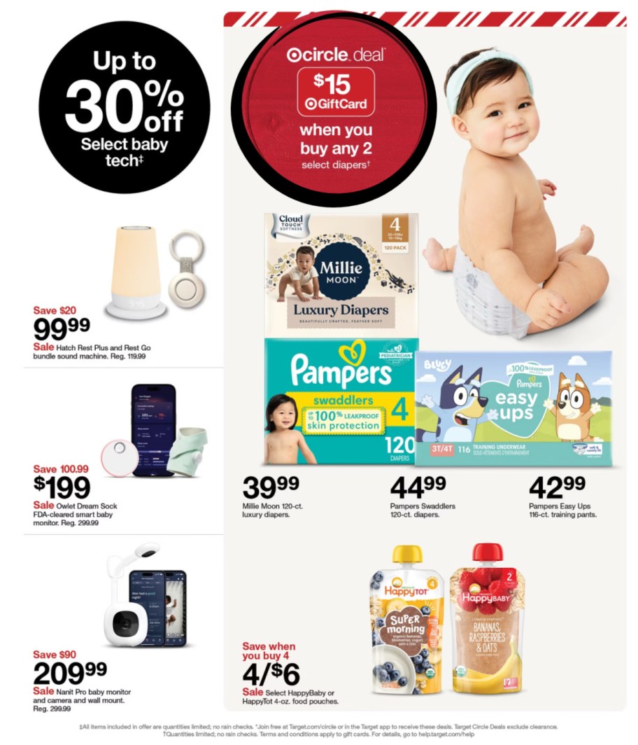 page from Target ad