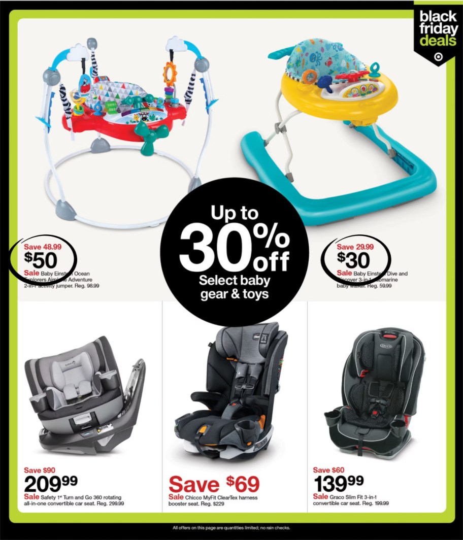 page from Target ad