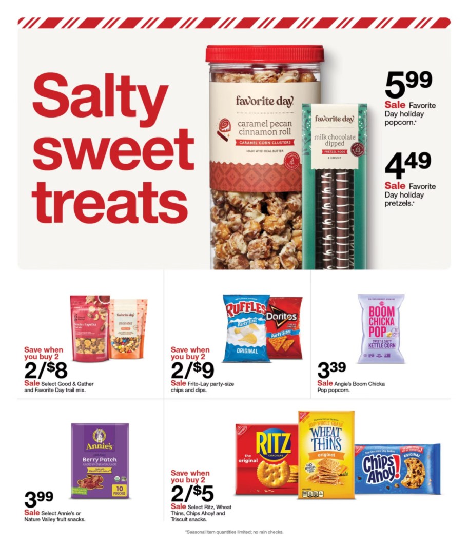 page from Target ad