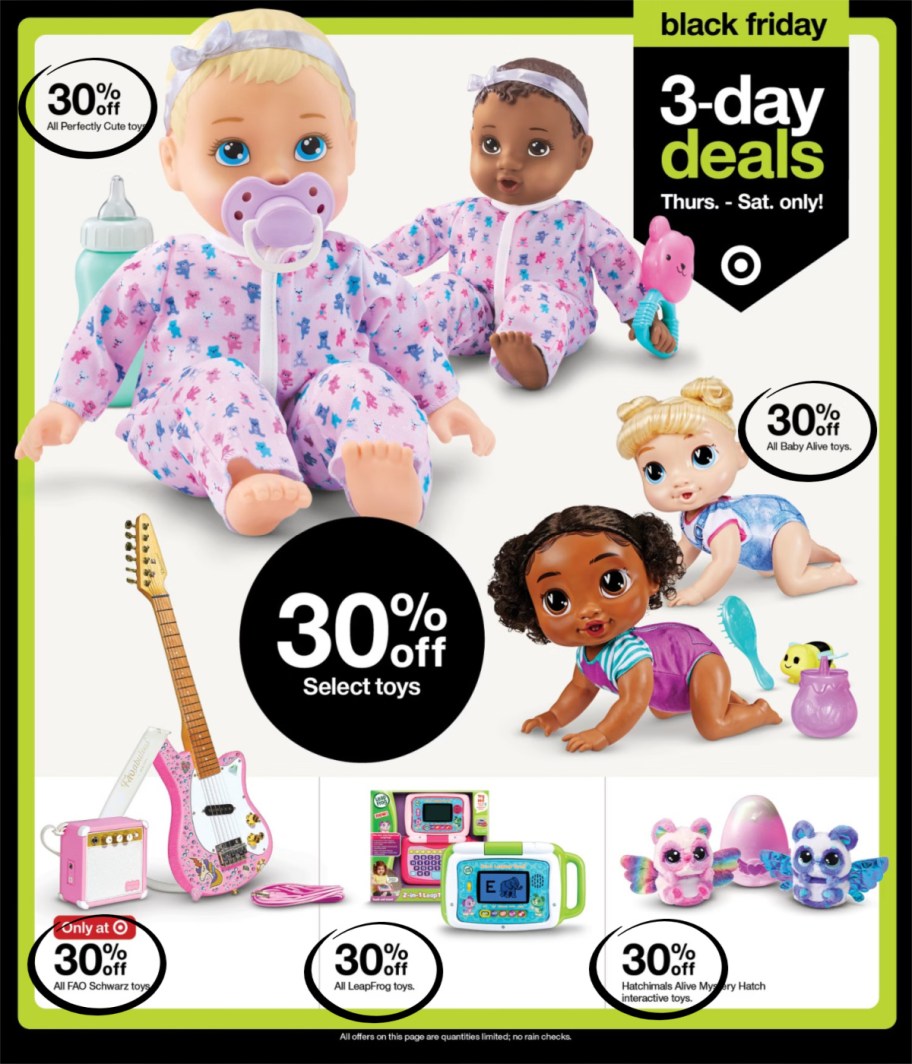 page from Target ad