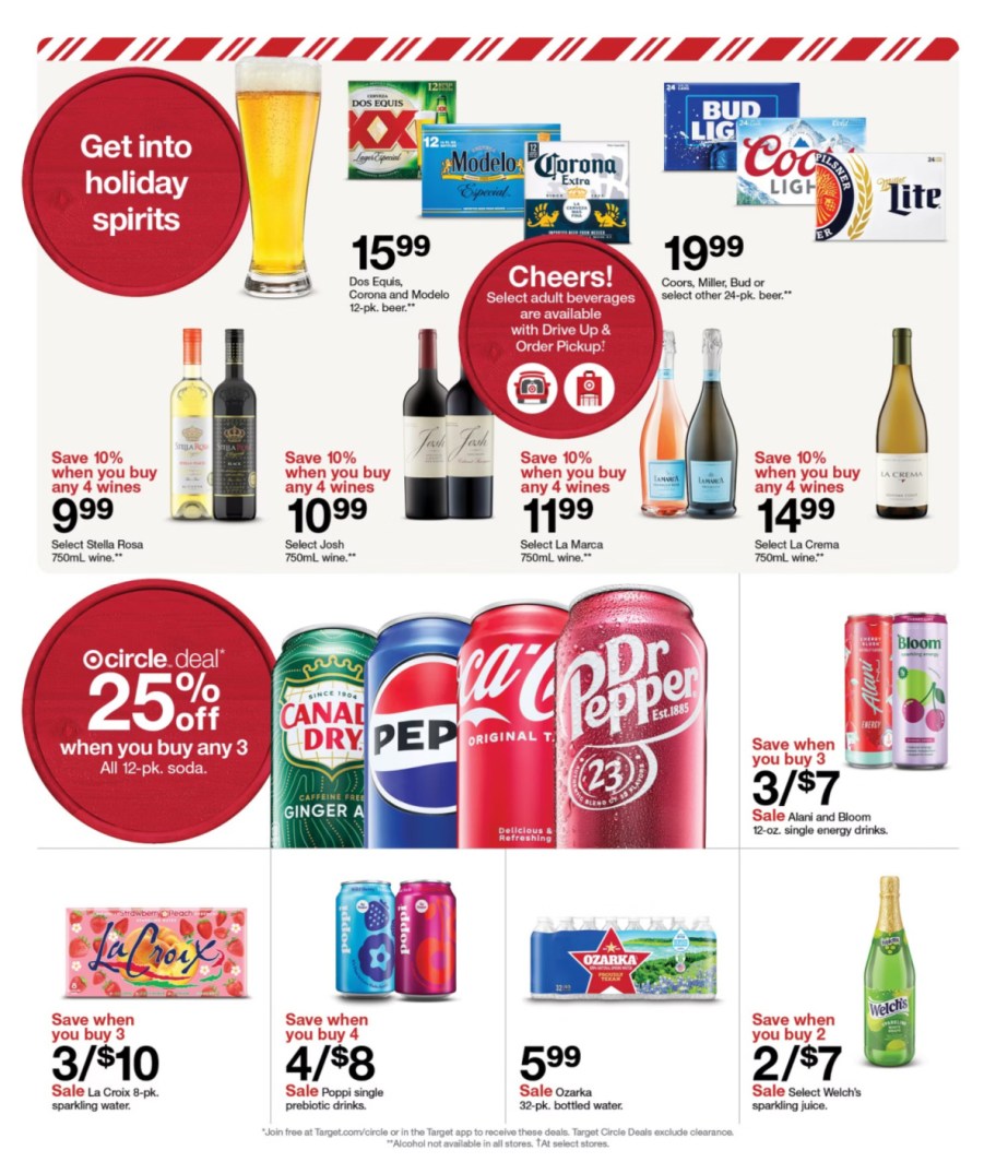 page from Target ad