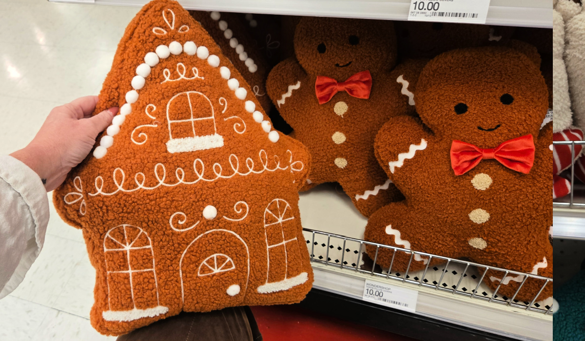 Target Christmas Throw Pillows ONLY $6 (Reg. $10) | Adorable Holiday Designs!