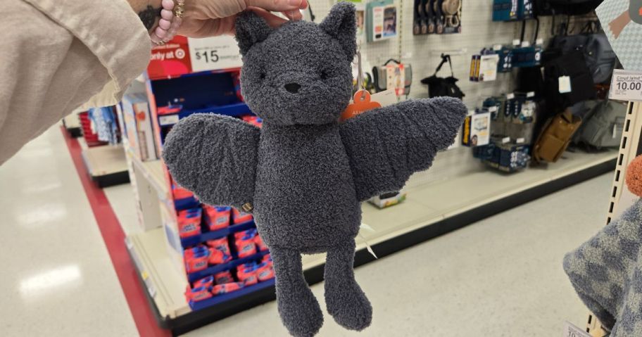 A plush bat