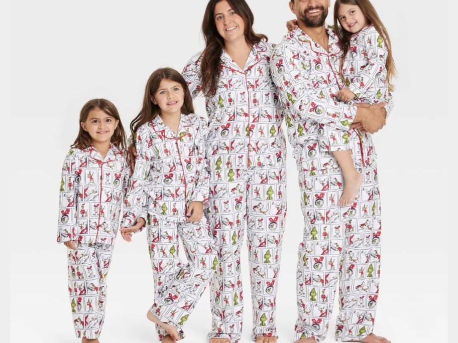 The Grinch Family Holiday Matching Family Pajama Sets