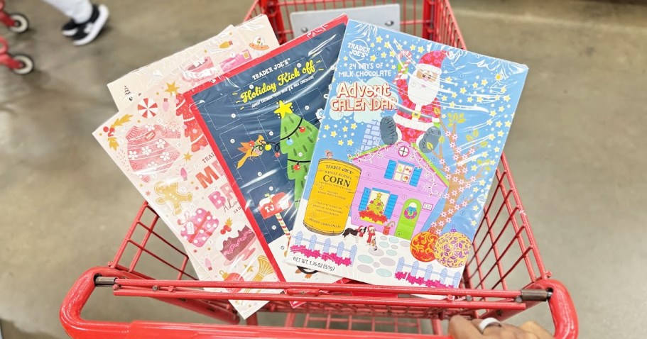 Trader Joe’s Advent Calendars from $1.29 (Chocolate, Candles, Pet Treats, & More!)