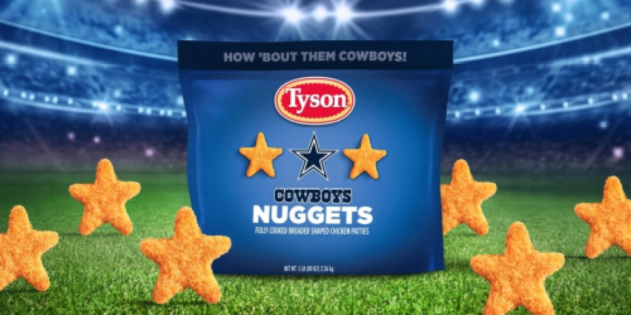 New Tyson Dallas Cowboys Chicken Nuggets (+ $1 From Every Purchase Goes to Charity!)