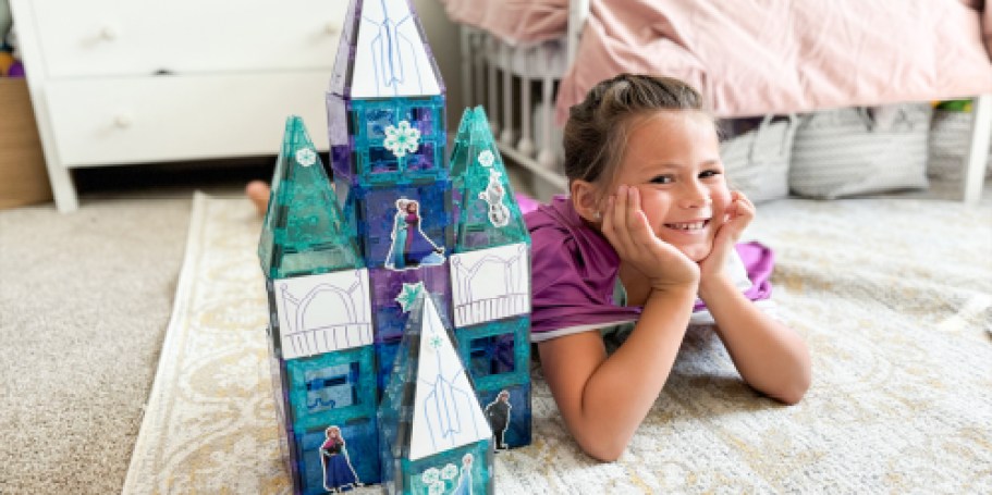 Disney Frozen Magnetic Tiles Set Just $27.99 on Walmart.com (Includes 36 Building Tiles, Stickers, & More)