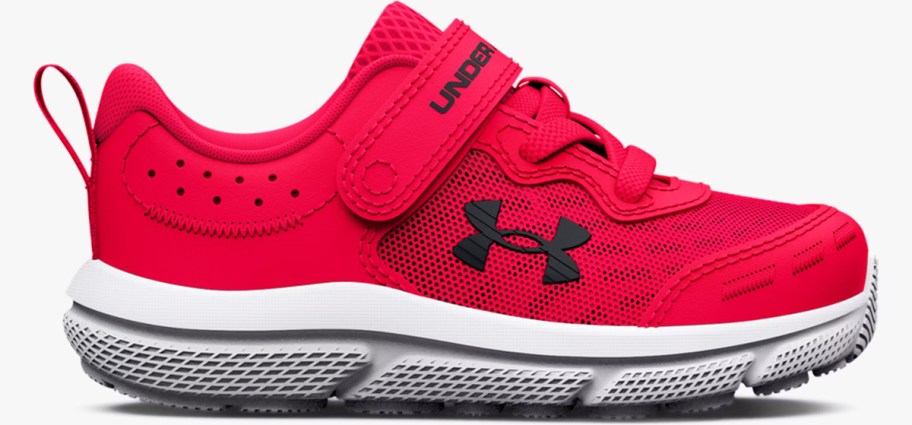 red under armour running shoe