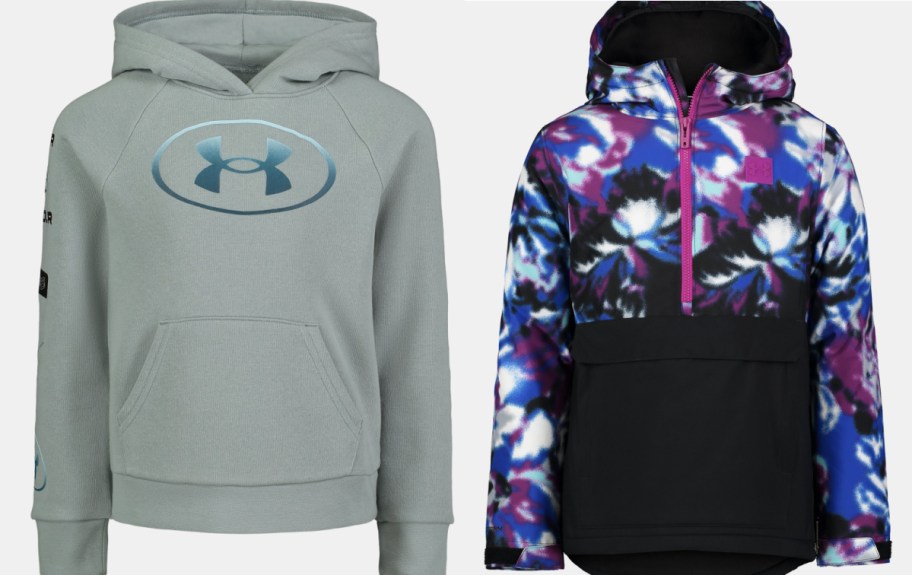 Under armour girl sweater and jacket