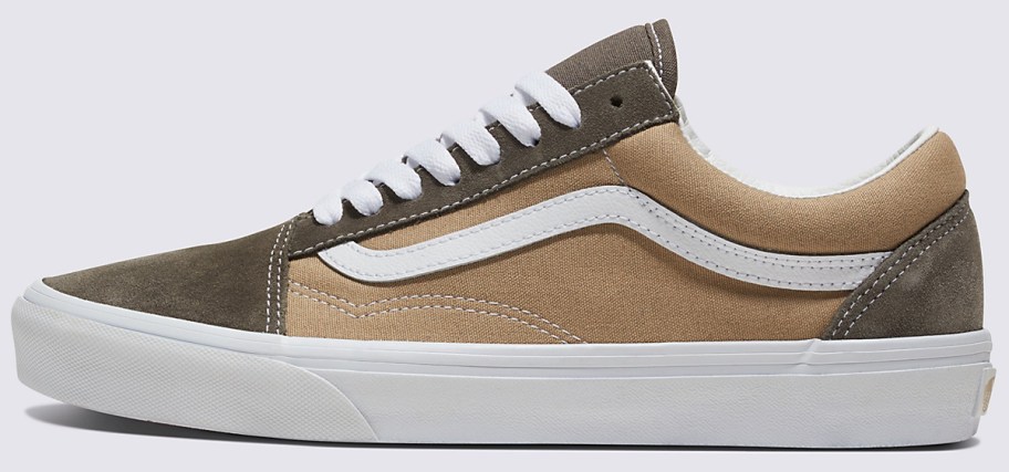 Vans Adult Old Skool Shoes in Block Brown