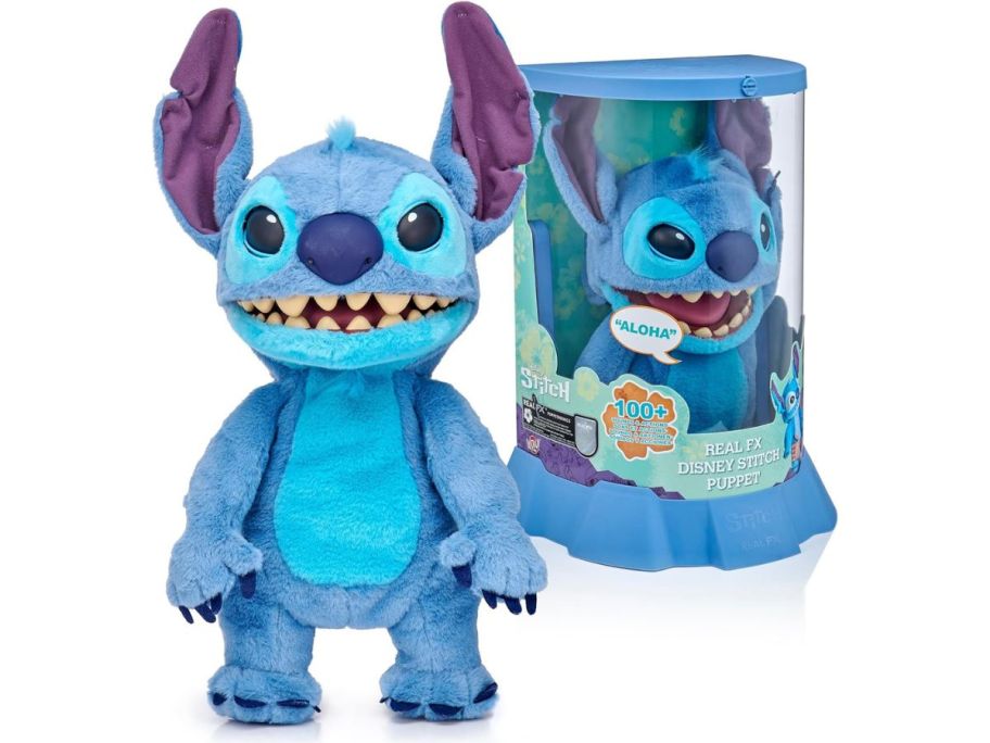 WOW! Stuff: RealFX Disney Stitch 18" Animatronic Plush stock image