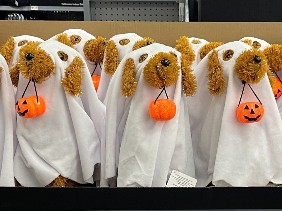 Way to Celebrate Halloween Ghost Dog Plush