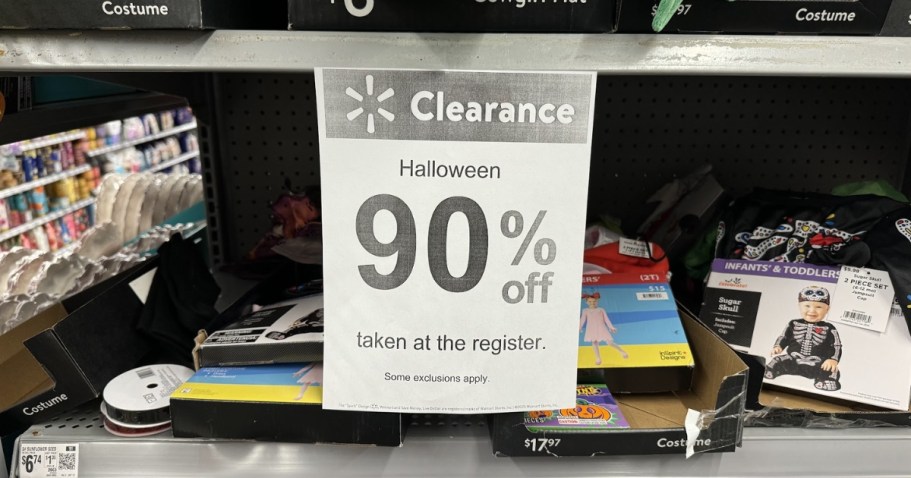 *HOT* Possible 90% Off Walmart Halloween Clearance