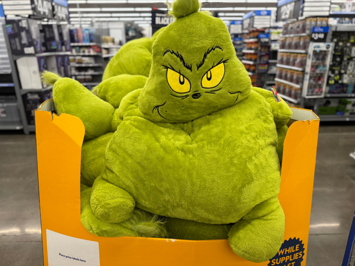 HUGE Grinch Jumbo Plush Only $30 on Walmart.com (Reg. $60)