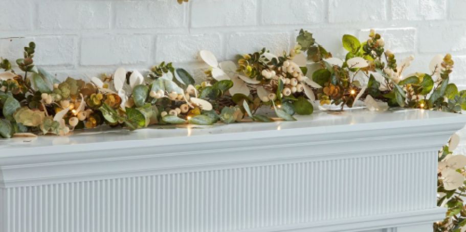 Pre-Lit Fall Garland Only $12.47 on Walmart.com (Reg. $50) | Perfect for Your Thanksgiving Table!