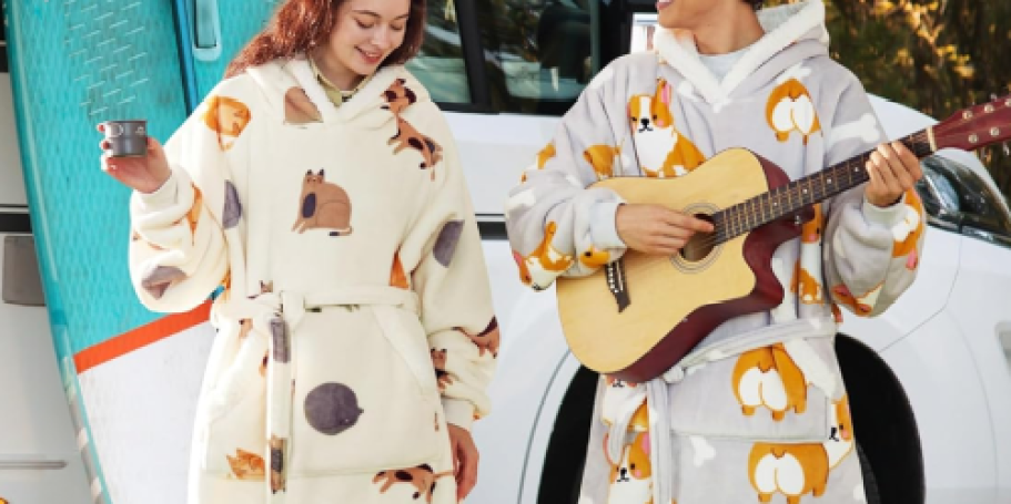 Wearable Blanket Hoodie Only $17.63 on Amazon (Reg. $36) | Cozy Teen Gift Idea!