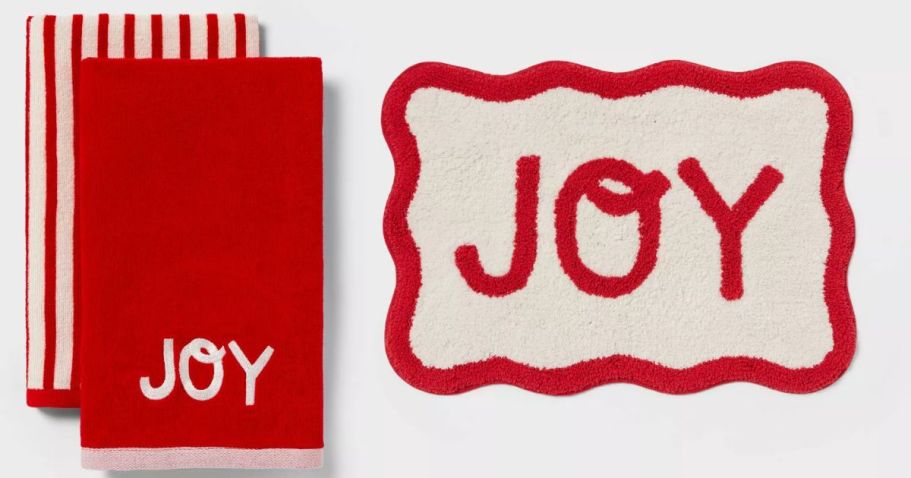 Get 40% Off Wondershop Christmas Hand Towels & Bath Rugs at Target