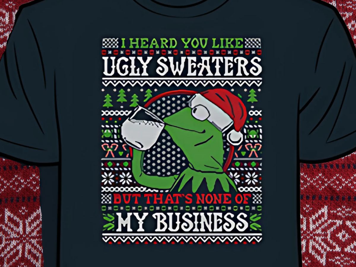 GO! Ugly Holiday Sweater Tees Only $8 Shipped | Pokemon, Christmas Story, Elf, & More!