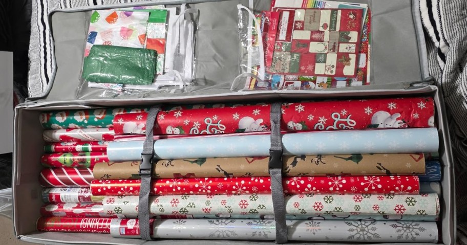 Wrapping Paper Storage Organizer