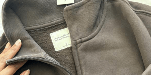 Abercrombie & Fitch Women’s Half Zip Pullover Just $28 (Reg. $70)