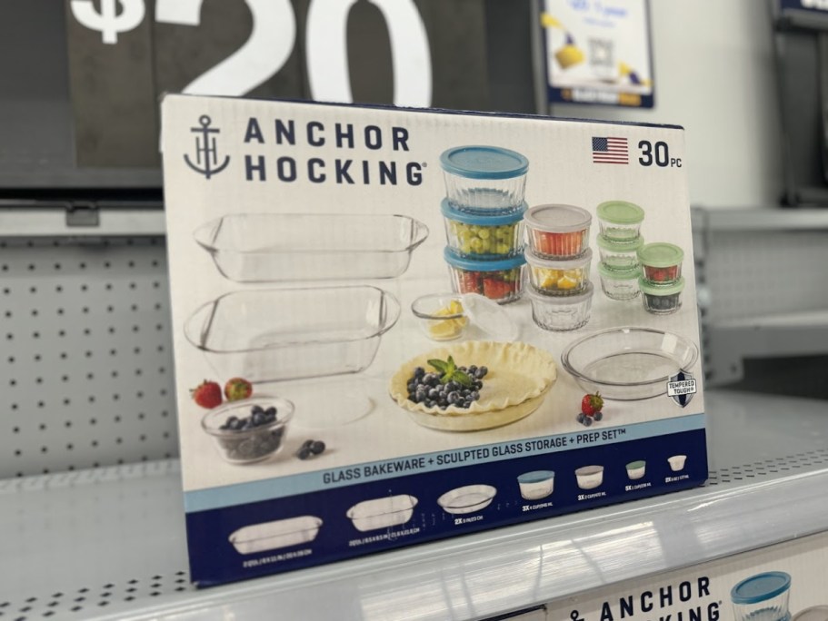 Anchor Hocking 30-Piece Glass Storage & Baking Set Only $20 on Walmart.com (Early Black Friday Deal)