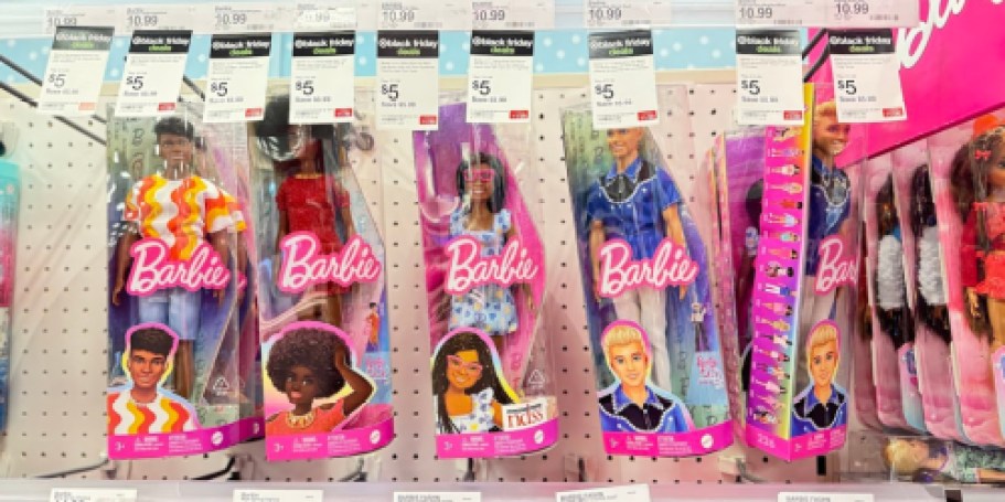 *HOT* Barbie Dolls ONLY $5 at Target