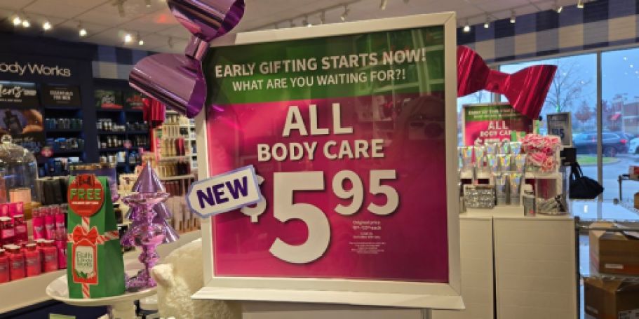 Bath & Body Works Body Care JUST $5.95 (+ Score a $111 Duffle Bag Gift Set for $35)