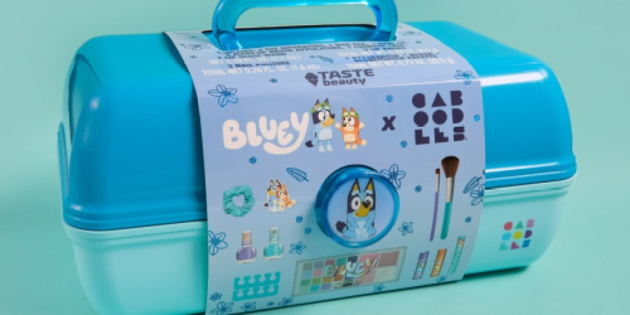 Bluey x Caboodles Makeup Organizer 12-Piece Set Just $27.98 on Walmart.com