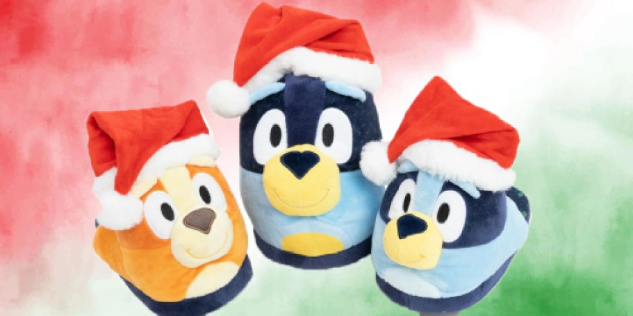 Bluey Holiday Slippers from $5.98 on Walmart.com (Regularly $20)