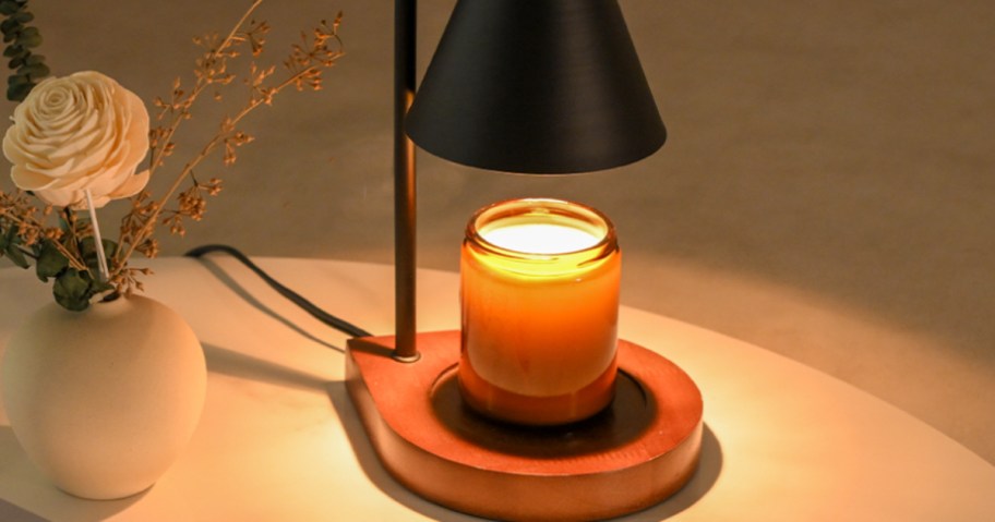 candle warmer on a table