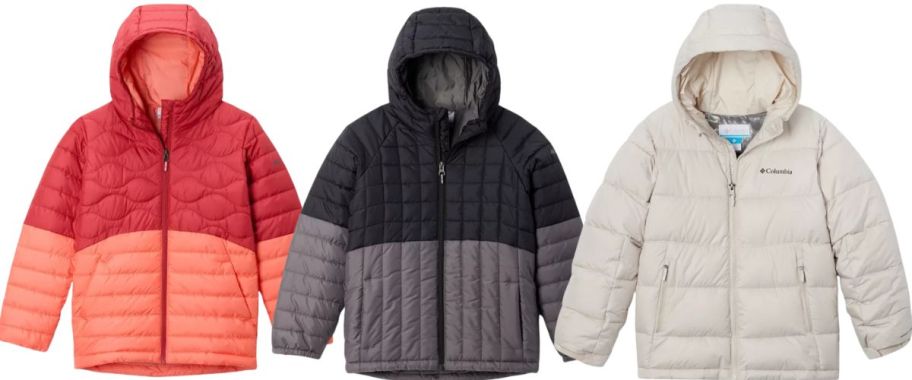 color block childrens columbia coats