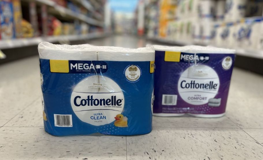 Cottonelle Toilet Paper Mega Rolls 9-Count ONLY $5.50 Shipped w/ TWO Amazon Coupons