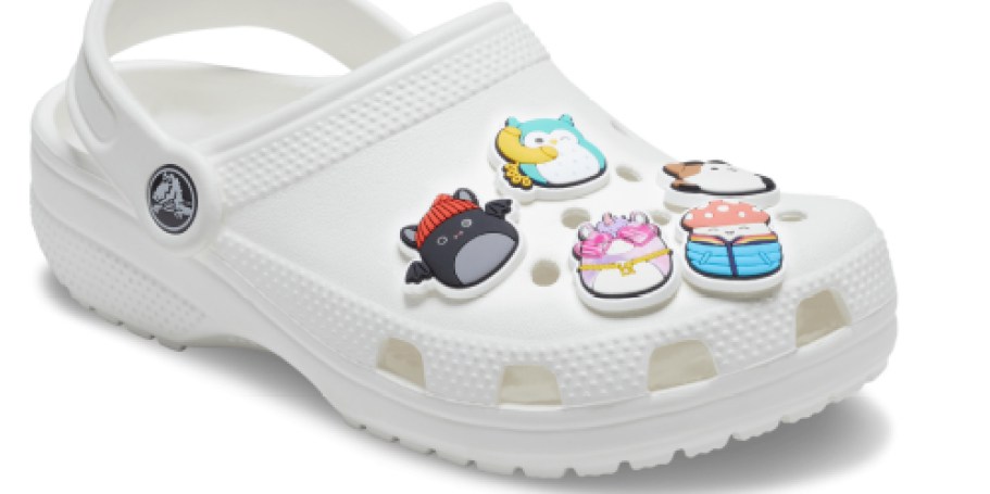 Crocs Jibbitz 5-Packs Just $6.40 (Reg. $20) | Squishmallows, Hello Kitty, Disney, & More