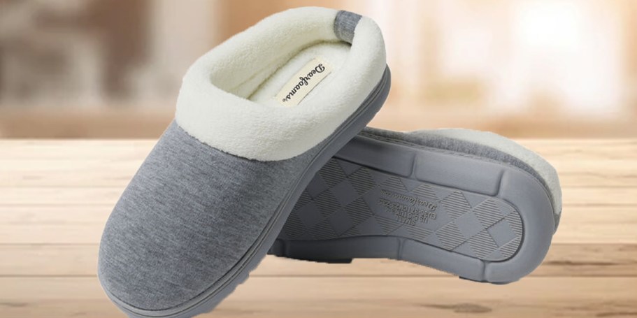 Dearfoams Memory Foam Sweatshirt Clogs Only $15.99 Shipped (Reg. $40) – Temperature Regulating!