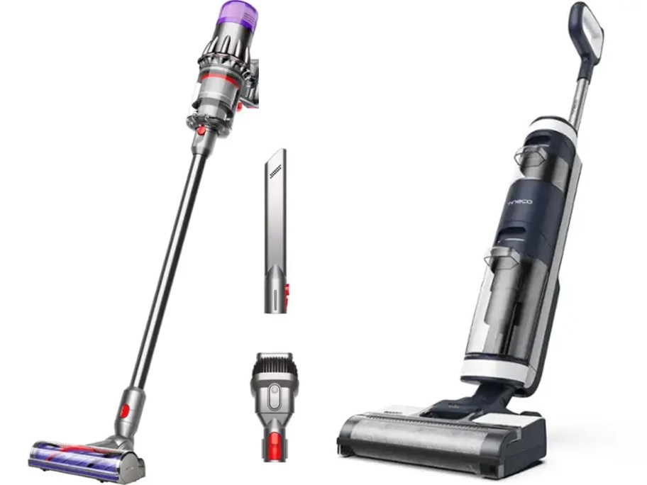 dyson and tineco vacuum stock images 