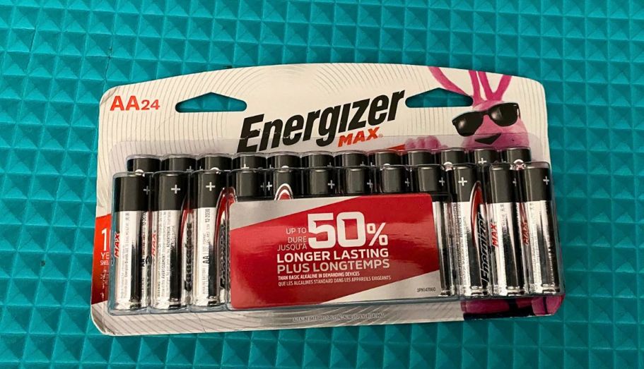 Energizer Max AA Batteries 24-Count Only $11 Shipped on Amazon (Reg. $29)