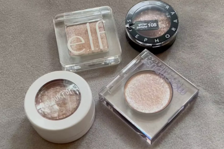 compaing shimmery eyeshadow to urban decay 