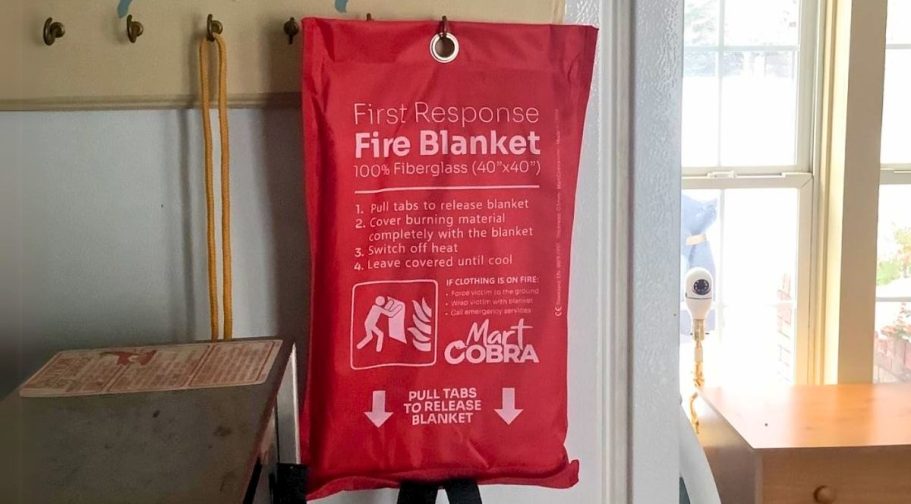 Emergency Fire Blankets from $12.49 Each on Amazon