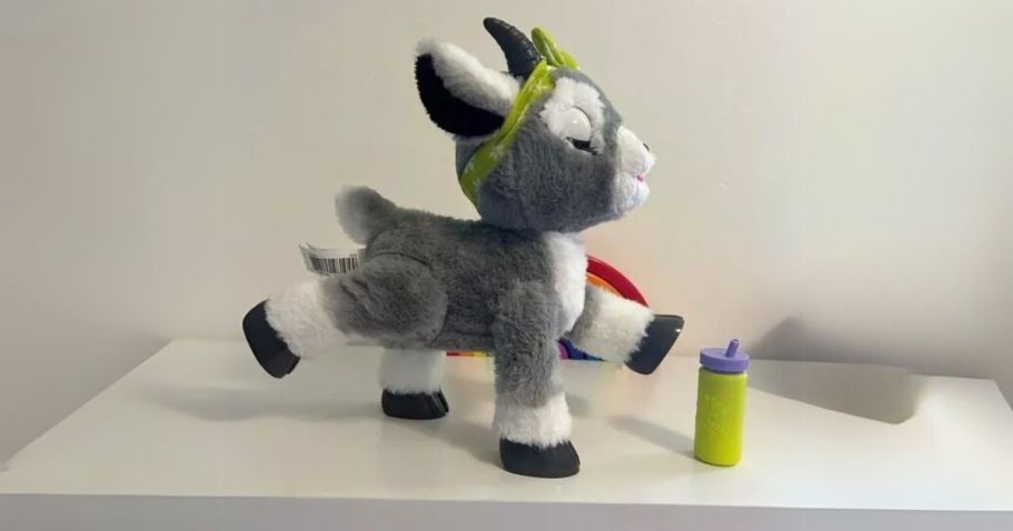 furReal Daisy The Yoga Goat Only $23.99 on Target.com | Poses & Toots!