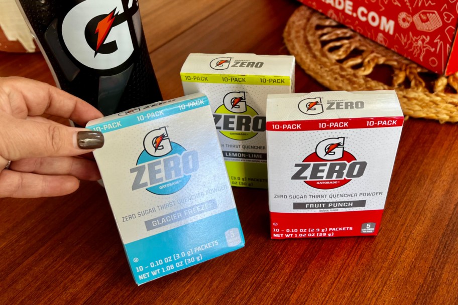 3 Gatorade Zero Box