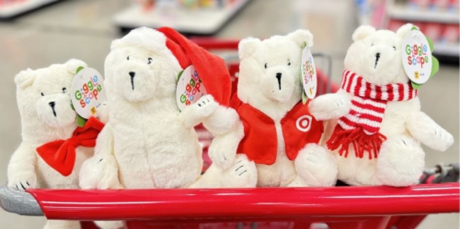 New $5 Gigglescape Plushes at Target (Including CUTE Target Bears!)