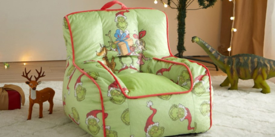 Grinch Bean Bag Chair Only $12 on Walmart.com (Reg. $25)