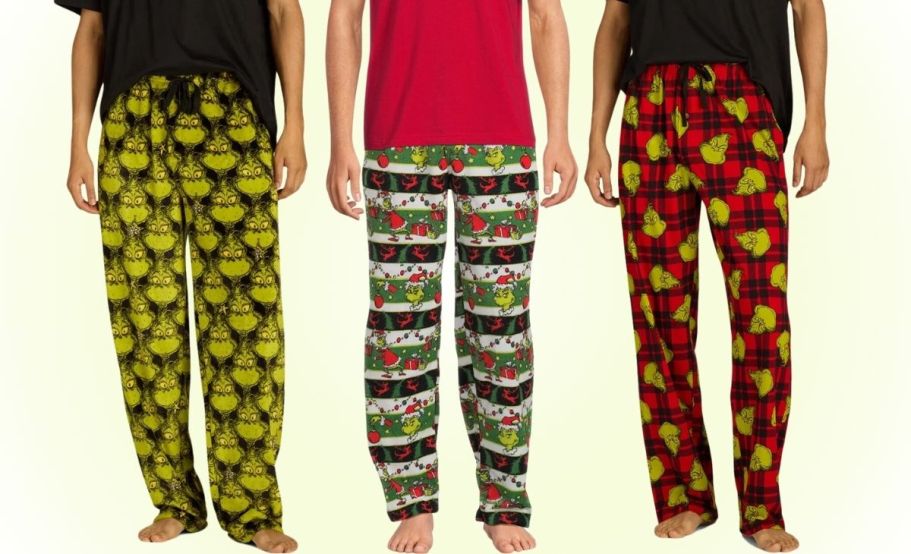 The Grinch Men’s Pajama Pants Just $7.98 on Walmart.com