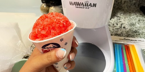 Hawaiian Shaved Ice & Snow Cone Machine Only $33.95 on Amazon (Reg. $60)
