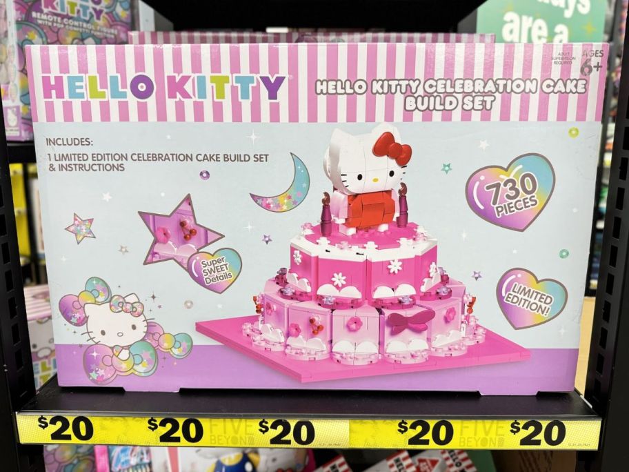 hello kitty birthday cake block set